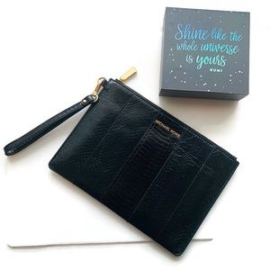 Michael Kors Snakeskin Envelope Wristlet